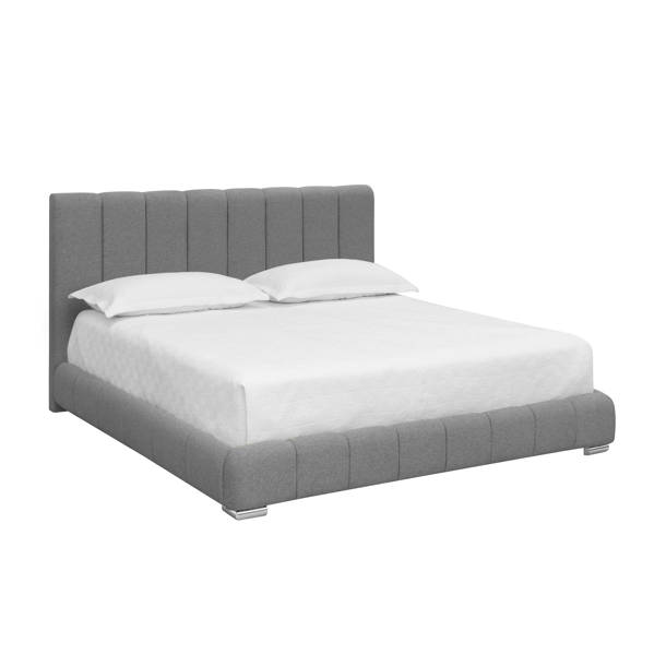 Vinco Upholstered Bed & Reviews AllModern
